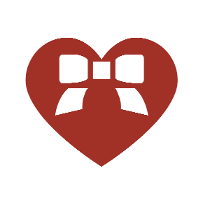 Heart with Ribbon as drawn by Microsoft in Windows 8.1