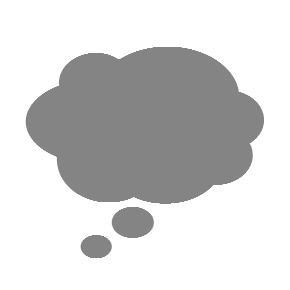 Thought Balloon as drawn by Microsoft in Windows 8.1