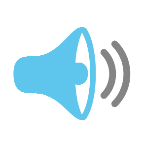 Loudspeaker as drawn by Microsoft in Windows 8.1