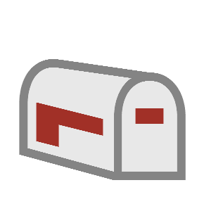 Closed Mailbox with Lowered Flag, the previous design
