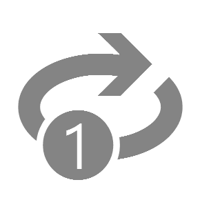 Repeat Single Button as drawn by Microsoft in Windows 8.1