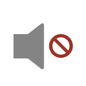 Muted Speaker as drawn by Microsoft in Windows 8.1