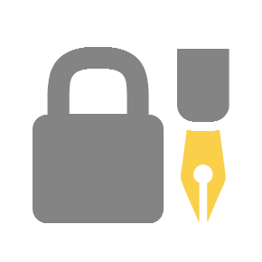 Locked with Pen, the previous design