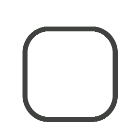 White Square Button as drawn by Microsoft in Windows 8.1