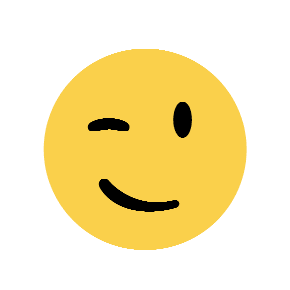 Winking Face, the previous design