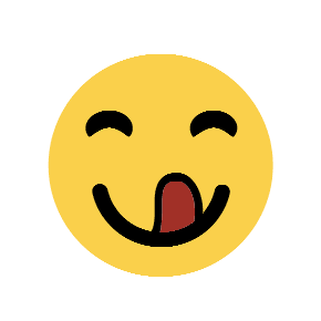Face Savoring Food, the previous design