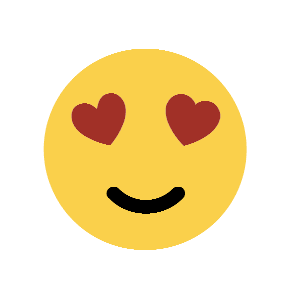 Smiling Face with Heart-Eyes, the previous design