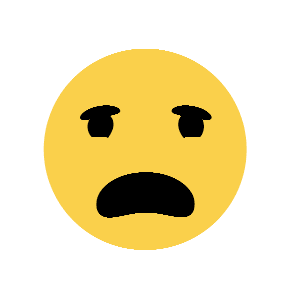 Disappointed Face as drawn by Microsoft in Windows 8.1