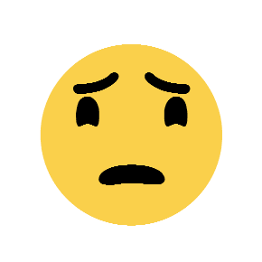 Worried Face as drawn by Microsoft in Windows 8.1