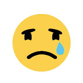 Crying Face as drawn by Microsoft in Windows 8.1