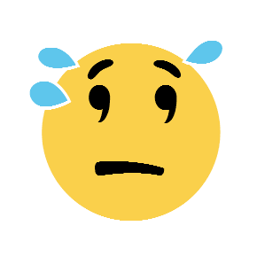 Sad but Relieved Face as drawn by Microsoft in Windows 8.1