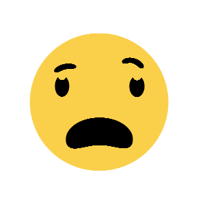 Fearful Face as drawn by Microsoft in Windows 8.1