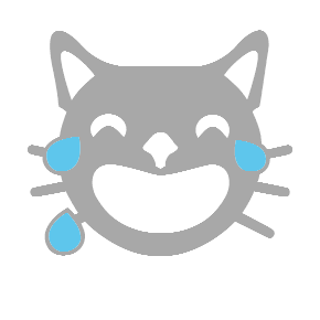 Cat with Tears of Joy, the previous design