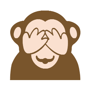 See-No-Evil Monkey, the previous design