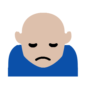 Person Frowning, the previous design