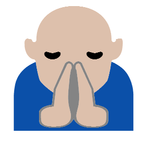 Folded Hands, the previous design