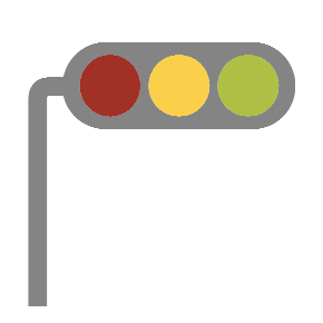 Horizontal Traffic Light, the previous design