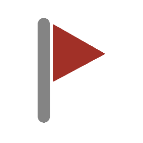 Triangular Flag as drawn by Microsoft in Windows 8.1