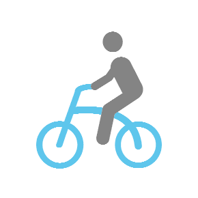Person Biking, the previous design