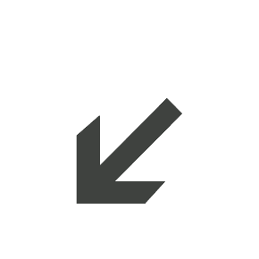 Down-Left Arrow as drawn by Microsoft in Windows 8.1