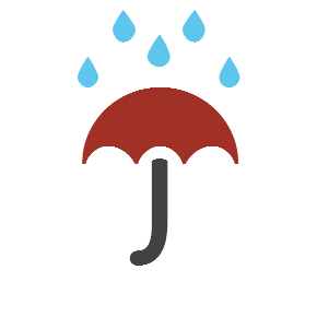 Umbrella with Rain Drops, the previous design