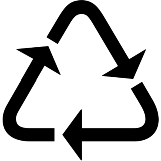 Recycling Symbol for Generic Materials, the previous design