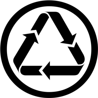 Partially-Recycled Paper Symbol, the previous design