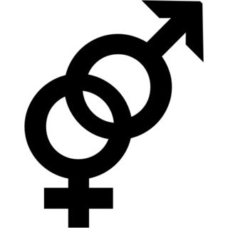 Interlocked Female and Male Sign, the previous design