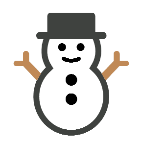 Snowman Without Snow, the previous design