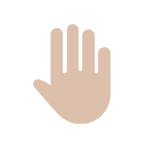 Raised Hand, the previous design