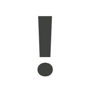 Red Exclamation Mark as drawn by Microsoft in Windows 8.1