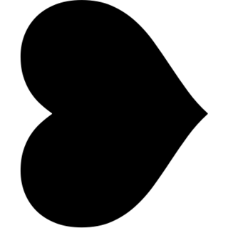 Rotated Heavy Black Heart Bullet, the previous design