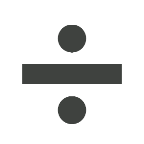 Divide as drawn by Microsoft in Windows 8.1