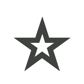 별 as drawn by Microsoft in Windows 8.1