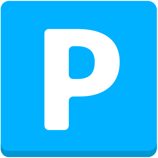 P Button as drawn by Mozilla in Firefox OS 2.5