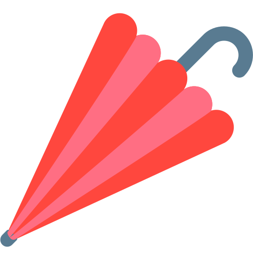 closed umbrella as rendered by Mozilla