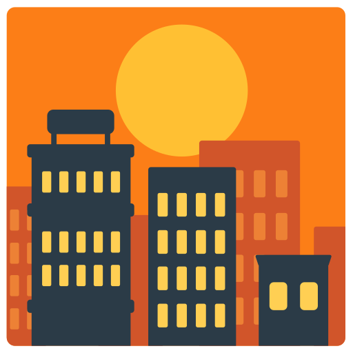 Sunset as drawn by Mozilla in Firefox OS 2.5