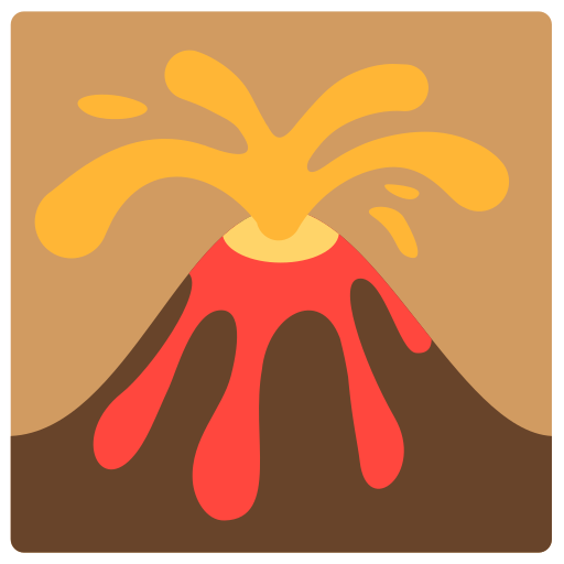 火山 as rendered by Mozilla
