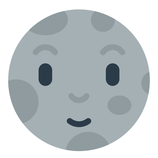 new moon face as rendered by Mozilla