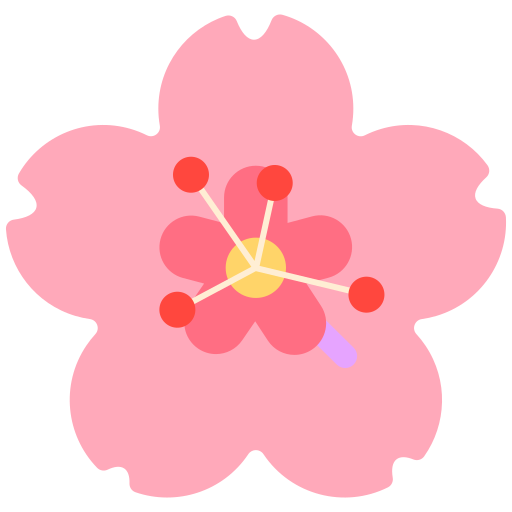 Cherry Blossom as drawn by Mozilla in Firefox OS 2.5