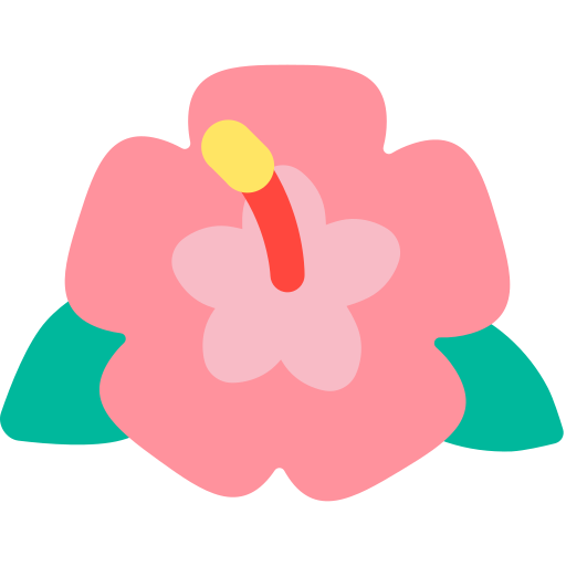 Hibiscus as drawn by Mozilla in Firefox OS 2.5