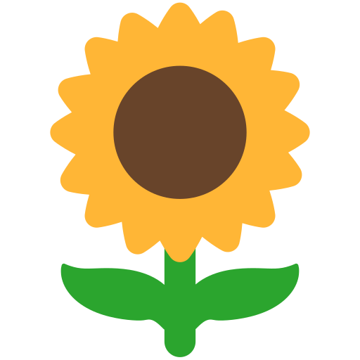 Sonnenblume as rendered by Mozilla