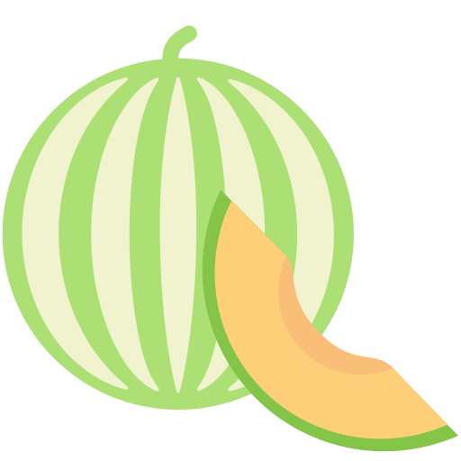 Melon as drawn by Mozilla in Firefox OS 2.5