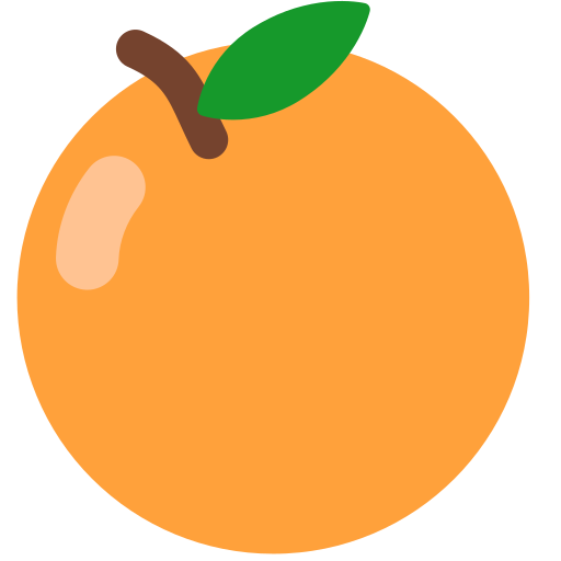 Tangerina as drawn by Mozilla in Firefox OS 2.5