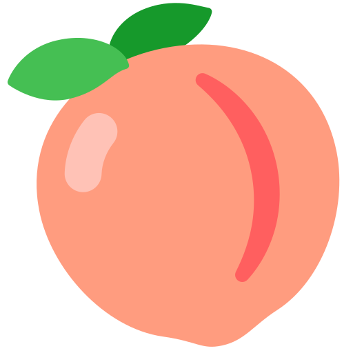 peach as rendered by Mozilla