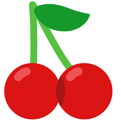 Cerezas as drawn by Mozilla in Firefox OS 2.5