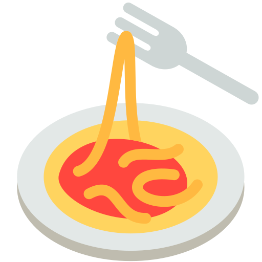 spaghetti as rendered by Mozilla