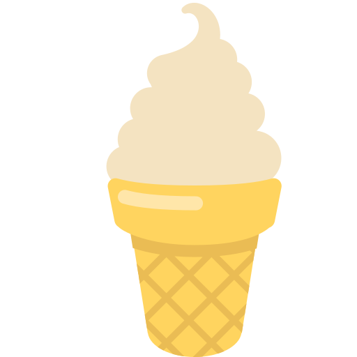 Soft Ice Cream as drawn by Mozilla in Firefox OS 2.5