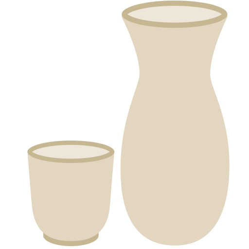 Sake as drawn by Mozilla in Firefox OS 2.5