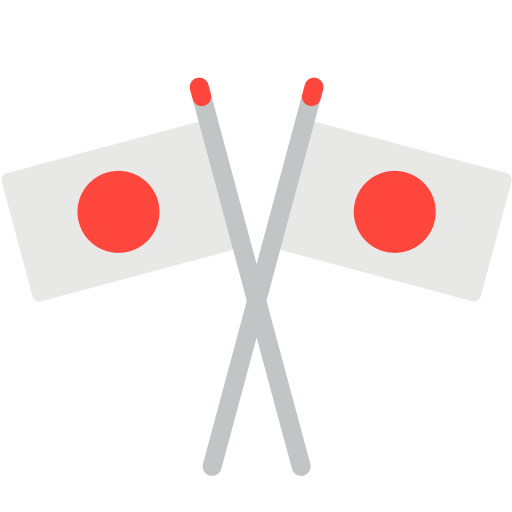 Crossed Flags as drawn by Mozilla in Firefox OS 2.5